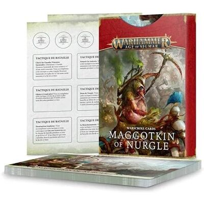 Games Workshop Warhammer AoS Warscroll Cards: Maggotkin of Nurgle (VF) Games Workshop Warhammer AoS Warscroll Cards: Maggotkin of Nurgle (VF)