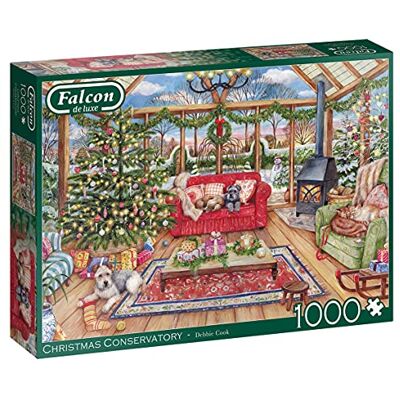 Jumbo Falcon de luxe The Christmas Conservatory 1000 stukjes Jumbo Falcon de luxe The Christmas Conservatory 1000 stukjes