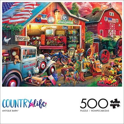 Buffalo Games Country Life Antique Barn Puzzle de 500 pièces Buffalo Games Country Life Antique Barn Puzzle de 500 pièces