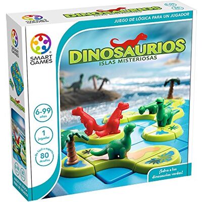 SmartGames Dinosaures : Îles Mystérieuses Puzzle et Jeux de Société Éducatifs pour Enfants 6 Ans ou Plus 80 Défis Cadeau Enfant SmartGames Dinosaures : Îles Mystérieuses Puzzle et Jeux de Société Éducatifs pour Enfants 6 Ans ou Plus 80 Défis Cadeau Enfant