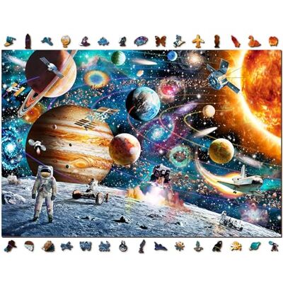 WOODEN.CITY Puzzle en bois de 2000 pièces Odyssée de l'espace Unique et insolite avec des pièces formées Puzzle mosaïque défi pour enfants et adultes Cadeau d'anniversaire incroyable 801 x 532 mm WOODEN.CITY Puzzle en bois de 2000 pièces Odyssée de l'espace Unique et insolite avec des pièces formées Puzzle mosaïque défi pour enfants et adultes Cadeau d'anniversaire incroyable 801 x 532 mm