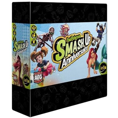 IELLO Smash Up Anniversaire – Version Française – Extension pour Smash Up – 4 Nouvelles Factions, 11 Titans et Nouveau Mode de Jeu – Esprit Gamme et Célébration des 10 Ans Dès 12 Ans IELLO Smash Up Anniversaire – Version Française – Extension pour Smash Up – 4 Nouvelles Factions, 11 Titans et Nouveau Mode de Jeu – Esprit Gamme et Célébration des 10 Ans Dès 12 Ans