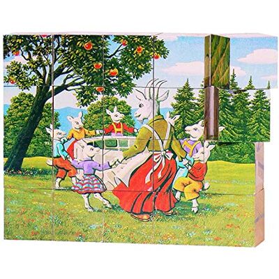 Goki Würfelpuzzle Märchen (Holzpuzzle) Goki Würfelpuzzle Märchen (Holzpuzzle)