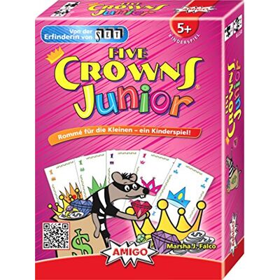AMIGO Five Crowns Junior (Kartenspiel): Rommé für die Kleinen ein Kinderspiel! AMIGO Five Crowns Junior (Kartenspiel): Rommé für die Kleinen ein Kinderspiel!