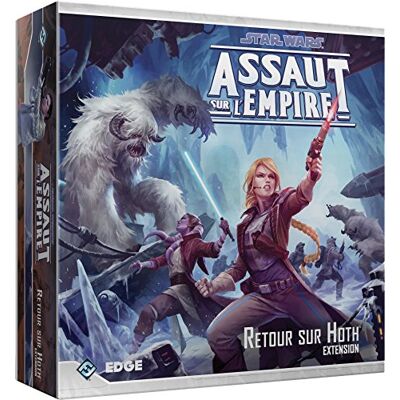 Asmodee Edge Star Wars Assaut sur l'Empire Extension Retour sur Hoth Jeu de figurines À partir de 14 ans 2 à 5 joueurs Asmodee Edge Star Wars Assaut sur l'Empire Extension Retour sur Hoth Jeu de figurines À partir de 14 ans 2 à 5 joueurs