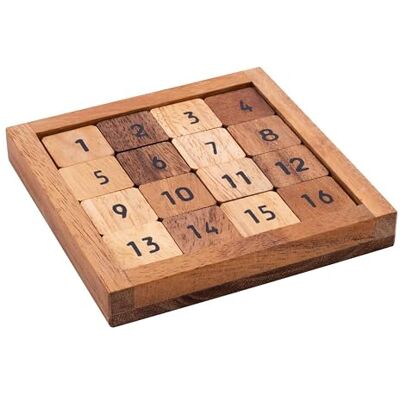 Engelhart – 350240 Taquin Sudoku Coffret en Bois Ecologique – Casse-tête en Bois Niveau Moyen – 2 façons de Jouer – 12 x 12 cm Engelhart – 350240 Taquin Sudoku Coffret en Bois Ecologique – Casse-tête en Bois Niveau Moyen – 2 façons de Jouer – 12 x 12 cm