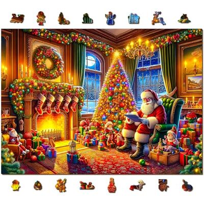 WOODEN.CITY Puzzle de Noël 1000 Pièces pour Adultes La Magie du Réveillon Puzzle d'Hiver Décoration Parfaite Qualité Supérieure Fabriqué en UE WOODEN.CITY Puzzle de Noël 1000 Pièces pour Adultes La Magie du Réveillon Puzzle d'Hiver Décoration Parfaite Qualité Supérieure Fabriqué en UE