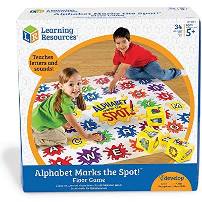 Learning Resources Jeu d'activités de l'alphabet Marks the Spot™ de Learning Resources Jeu d'activités de l'alphabet Marks the Spot™ de
