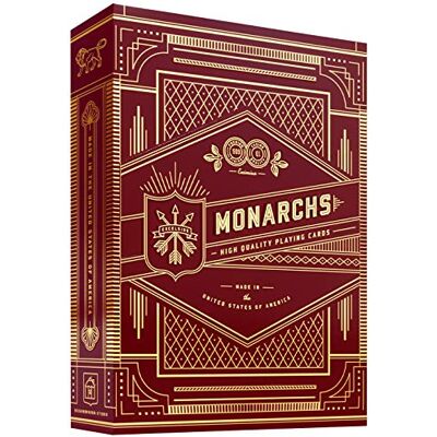 Theory11 Rouge Monarch Cartes à Jouer par et vélo – Original Version 1 Theory11 Rouge Monarch Cartes à Jouer par et vélo – Original Version 1