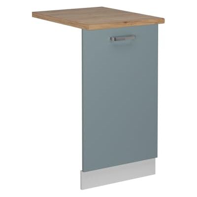 Vicco Façade de lave-vaisselle "R-Line", Bleu-gris, 45cm Vicco Façade de lave-vaisselle "R-Line", Bleu-gris, 45cm
