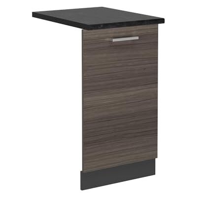 Vicco Façade de lave-vaisselle "R-Line", Gris noble, 45cm Vicco Façade de lave-vaisselle "R-Line", Gris noble, 45cm