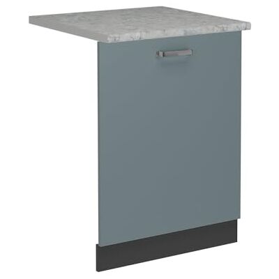 Vicco Façade de lave-vaisselle "R-Line", Bleu-gris, 60cm Vicco Façade de lave-vaisselle "R-Line", Bleu-gris, 60cm