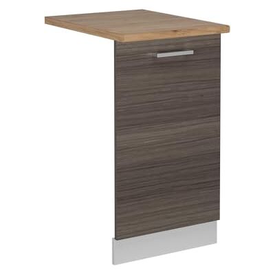 Vicco Façade de lave-vaisselle "R-Line", Gris noble, 45cm Vicco Façade de lave-vaisselle "R-Line", Gris noble, 45cm