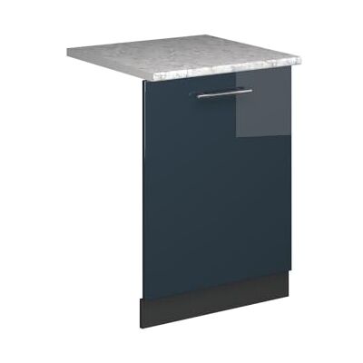 Vicco Façade de lave-vaisselle "Fame-Line", Bleu foncé brillant, 60cm Vicco Façade de lave-vaisselle "Fame-Line", Bleu foncé brillant, 60cm