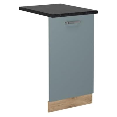 Vicco Façade de lave-vaisselle "R-Line", Bleu-gris, 45cm Vicco Façade de lave-vaisselle "R-Line", Bleu-gris, 45cm
