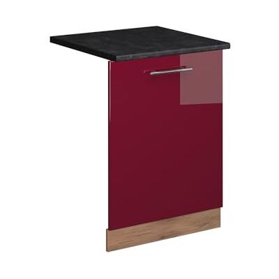 Vicco Façade de lave-vaisselle "Fame-Line", Bordeaux Brillant, 60cm Vicco Façade de lave-vaisselle "Fame-Line", Bordeaux Brillant, 60cm