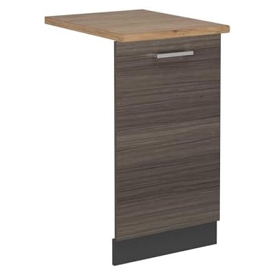 Vicco Façade de lave-vaisselle "R-Line", Gris noble, 45cm Vicco Façade de lave-vaisselle "R-Line", Gris noble, 45cm