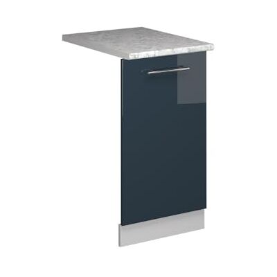 Vicco Façade de lave-vaisselle "Fame-Line", Bleu foncé brillant, 45cm Vicco Façade de lave-vaisselle "Fame-Line", Bleu foncé brillant, 45cm