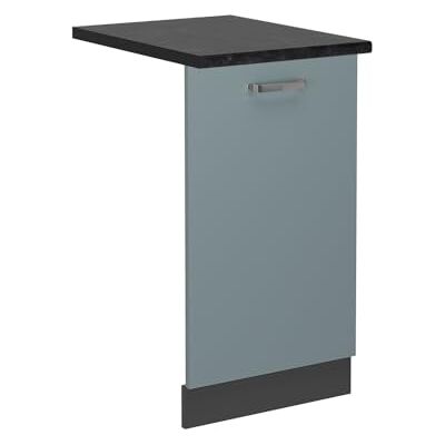 Vicco Façade de lave-vaisselle "R-Line", Bleu-gris, 45cm Vicco Façade de lave-vaisselle "R-Line", Bleu-gris, 45cm