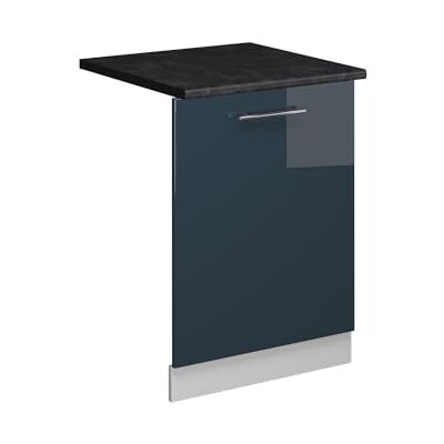 Vicco Façade de lave-vaisselle "Fame-Line", Bleu foncé brillant, 60cm Vicco Façade de lave-vaisselle "Fame-Line", Bleu foncé brillant, 60cm