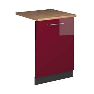 Vicco Façade de lave-vaisselle "Fame-Line", Bordeaux Brillant, 60cm Vicco Façade de lave-vaisselle "Fame-Line", Bordeaux Brillant, 60cm