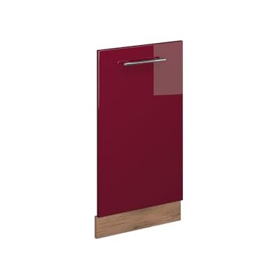 Vicco Façade de lave-vaisselle "Fame-Line", Bordeaux Brillant, 45cm Vicco Façade de lave-vaisselle "Fame-Line", Bordeaux Brillant, 45cm