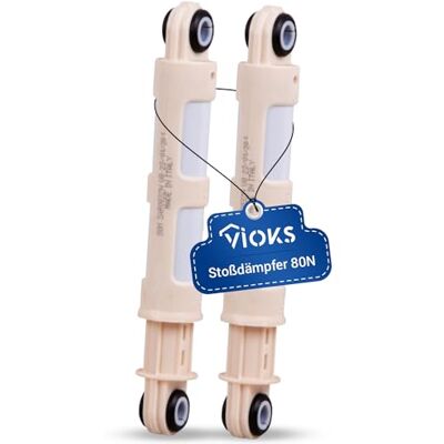 VIOKS Lot de 2 amortisseurs de rechange pour machine à laver AEG 132255301/5 Privilège Amortisseur 80N Aeg VIOKS Lot de 2 amortisseurs de rechange pour machine à laver AEG 132255301/5 Privilège Amortisseur 80N Aeg