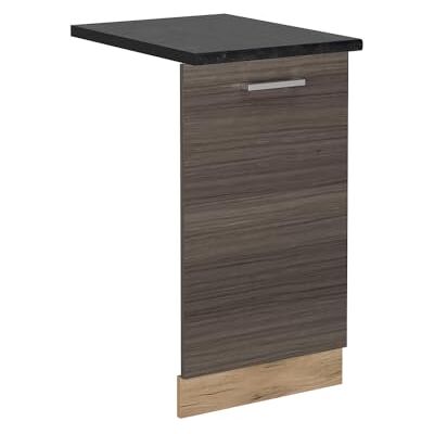 Vicco Façade de lave-vaisselle "R-Line", Gris noble, 45cm Vicco Façade de lave-vaisselle "R-Line", Gris noble, 45cm