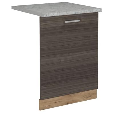 Vicco Façade de lave-vaisselle "R-Line", Gris noble, 60cm Vicco Façade de lave-vaisselle "R-Line", Gris noble, 60cm