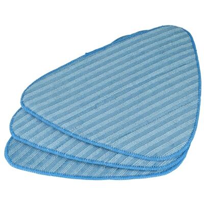 vhbw 3x Housses de rechange compatible avec Dirt Devil AquaClean DD301-0, DD302-0, M318, M318-0, M325 nettoyeur à vapeur microfibre, blanc/bleu vhbw 3x Housses de rechange compatible avec Dirt Devil AquaClean DD301-0, DD302-0, M318, M318-0, M325 nettoyeur à vapeur microfibre, blanc/bleu