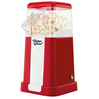 Jocca Machine à Popcorn Électrique 1200W Sans Huile Verre Doseur Inclus Rouge Jocca Machine à Popcorn Électrique 1200W Sans Huile Verre Doseur Inclus Rouge