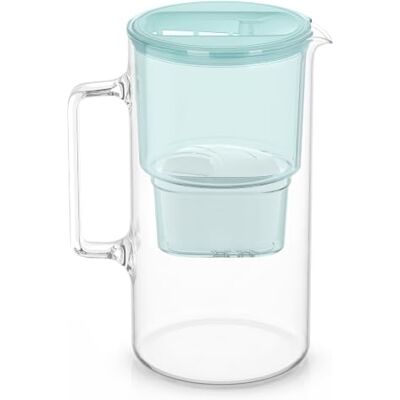 Wessper Carafe 3L, Carafe Filtrante pour eau Remplacement de Dafi Unimax Aquaphor A5 BRITA Maxtra+ PHILIPS AWP212/10 Réduction du calcaire, du chlore Carafe filtrante + filtre à eau Mint Wessper Carafe 3L, Carafe Filtrante pour eau Remplacement de Dafi Unimax Aquaphor A5 BRITA Maxtra+ PHILIPS AWP212/10 Réduction du calcaire, du chlore Carafe filtrante + filtre à eau Mint