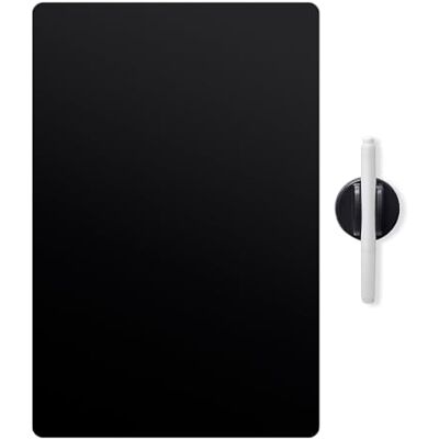 Balvi Tableau frigo Noir Couleur Noir Magnétique avec Un Stylo et Une Gomme Plastique PP 42 x 30 cm Balvi Tableau frigo Noir Couleur Noir Magnétique avec Un Stylo et Une Gomme Plastique PP 42 x 30 cm