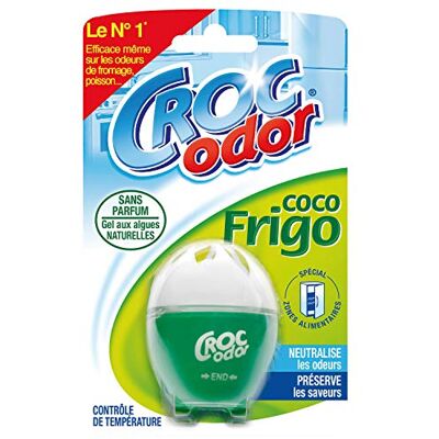 Croc Odor CROC'ODOR Coco Frigo Désodorisant pour Réfrigérateur Croc Odor CROC'ODOR Coco Frigo Désodorisant pour Réfrigérateur