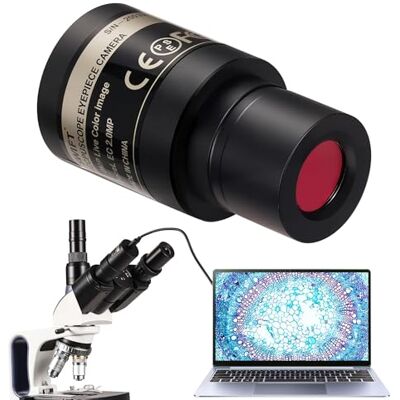 SWIFT Microscope numérique 1,3 mégapixels pour photographie couleur et vidéo, support oculaire, connexion USB 2.0, compatible Windows et Mac SWIFT Microscope numérique 1,3 mégapixels pour photographie couleur et vidéo, support oculaire, connexion USB 2.0, compatible Windows et Mac