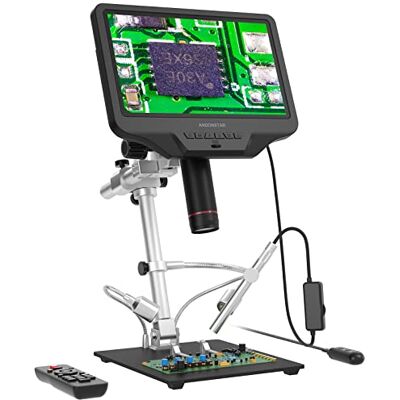 Andonstar AD409 Pro Microscope Numérique HDMI avec Endoscope Écran LCD 10,1" pour Soudure PCB, Collection de Pièces de Monnaie USB 300X Andonstar AD409 Pro Microscope Numérique HDMI avec Endoscope Écran LCD 10,1" pour Soudure PCB, Collection de Pièces de Monnaie USB 300X