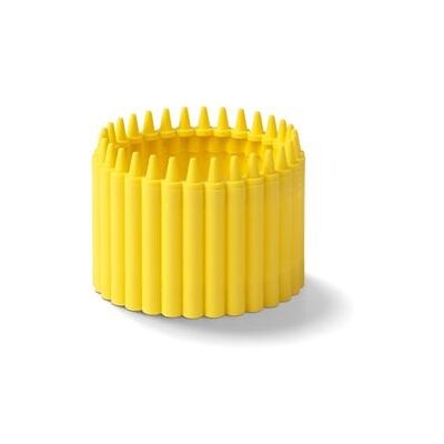 Porte-crayon rond Crayola jaune Porte-crayon rond Crayola jaune