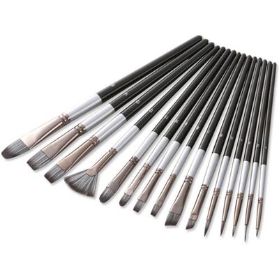 AUCUNE 15Pcs / Set Art Peinture Pinceaux Acrylique Huile Aquarelle Artiste Sacs Set Sii WJ062 AUCUNE 15Pcs / Set Art Peinture Pinceaux Acrylique Huile Aquarelle Artiste Sacs Set Sii WJ062