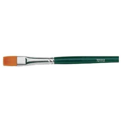 Pinceau plat en nylon Hobby Line N. 12 - Lot de 4 Pinceau plat en nylon Hobby Line N. 12 - Lot de 4