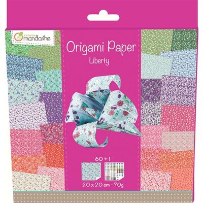 Etui de 60 feuilles Origami Liberty Avenue Mandarine Etui de 60 feuilles Origami Liberty Avenue Mandarine