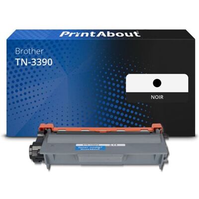 Toner Brother TN-3390 Noir Très grande capacité - Cartouche de toner Toner Brother TN-3390 Noir Très grande capacité - Cartouche de toner