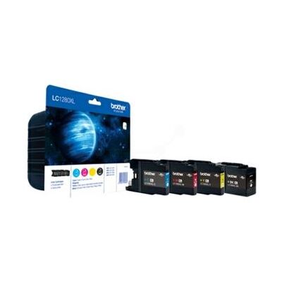 Brother LC1280XL Value Pack - pack de 4 - noir, jaune, cyan, magenta - originale - cartouche d'encre Brother LC1280XL Value Pack - pack de 4 - noir, jaune, cyan, magenta - originale - cartouche d'encre