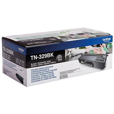 Brother TN329BK - noir - originale - cartouche de toner Noir Brother TN329BK - noir - originale - cartouche de toner Noir
