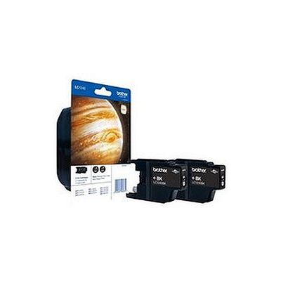 Brother LC1240BKBP2 - pack de 2 - noir - originale - cartouche d'encre Noir Brother LC1240BKBP2 - pack de 2 - noir - originale - cartouche d'encre Noir