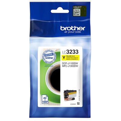 Brother LC3233Y - Jaune foncé - original - cartouche d'impression - pour Brother DCP-J1100DW MFC-J1300DW Jaune Brother LC3233Y - Jaune foncé - original - cartouche d'impression - pour Brother DCP-J1100DW MFC-J1300DW Jaune