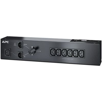 APC Panneau de contournement de service - Unité de distribution secteur (rack-montable) - CA 230 V - 1500 VA - entrée : IEC 60320 C14 - connecteurs de sortie : 7 - 2U - noir - pour P/N: SMC1500I-2UC, SMC1500IC, SMT1000I-AR, SMT1000IC, SMT1500I-AR, SMT15 APC Panneau de contournement de service - Unité de distribution secteur (rack-montable) - CA 230 V - 1500 VA - entrée : IEC 60320 C14 - connecteurs de sortie : 7 - 2U - noir - pour P/N: SMC1500I-2UC, SMC1500IC, SMT1000I-AR, SMT1000IC, SMT1500I-AR, SMT15