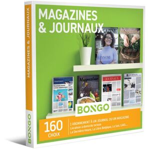 BONGO Coffret Cadeau - Magazines & Journaux BONGO Coffret Cadeau - Magazines & Journaux
