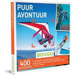 Coffret cadeau Bongo Puur Avontuur - NL Coffret cadeau Bongo Puur Avontuur - NL