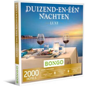 Coffret cadeau Bongo Duizend-en-één Nachten Luxe - NL Coffret cadeau Bongo Duizend-en-één Nachten Luxe - NL