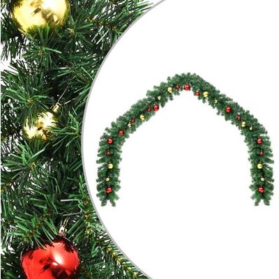 Guirlande de Noël vidaXL avec boules - 5m Décoration de fête Guirlande de Noël vidaXL avec boules - 5m Décoration de fête